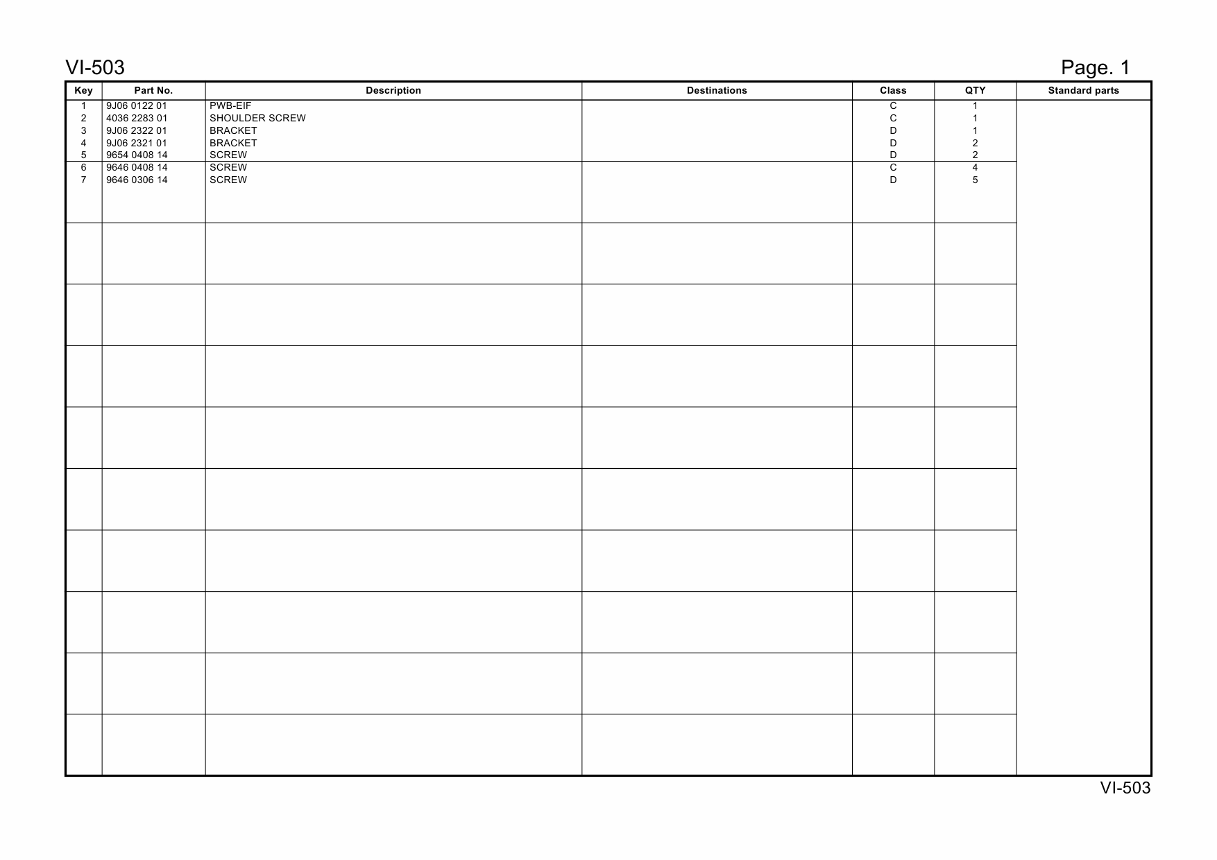 Konica-Minolta Options VI-503 9J05 Parts Manual-6